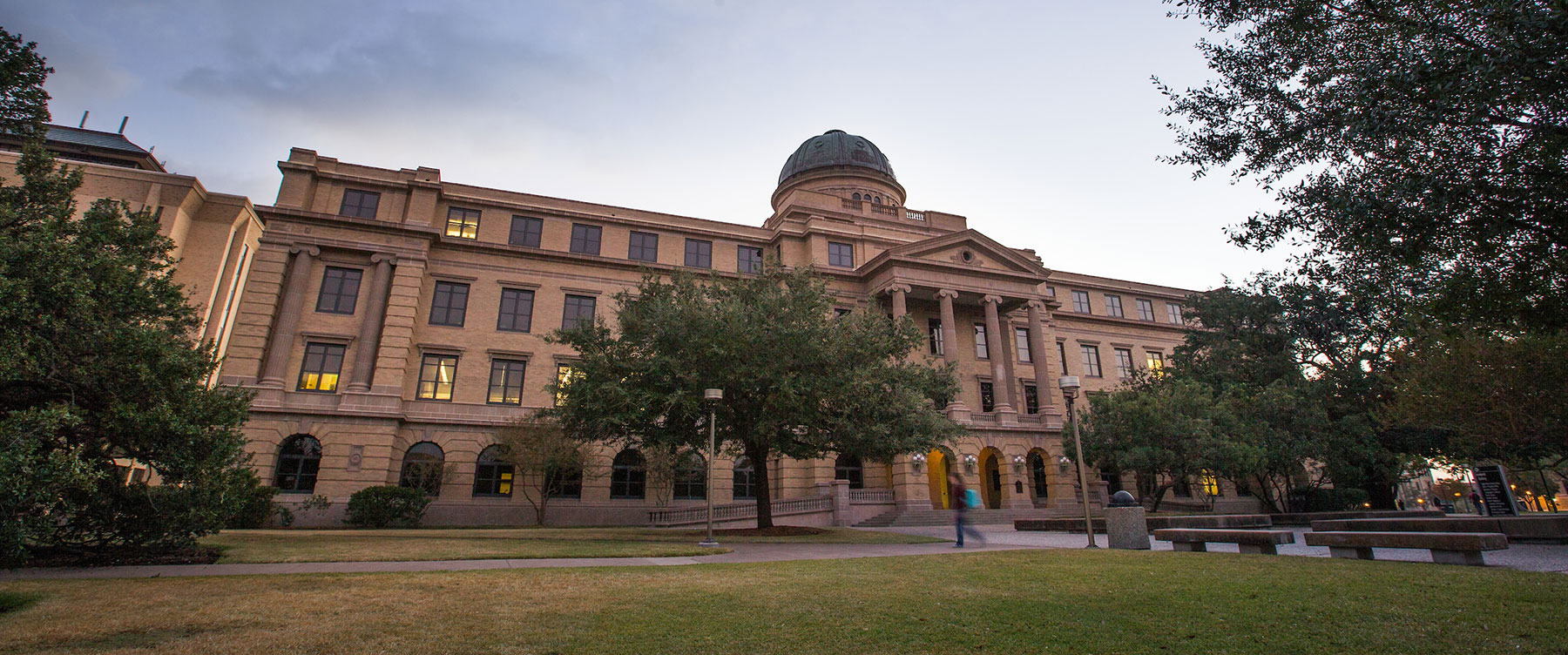 The Academic Building on Texas A&amp;M Campus
